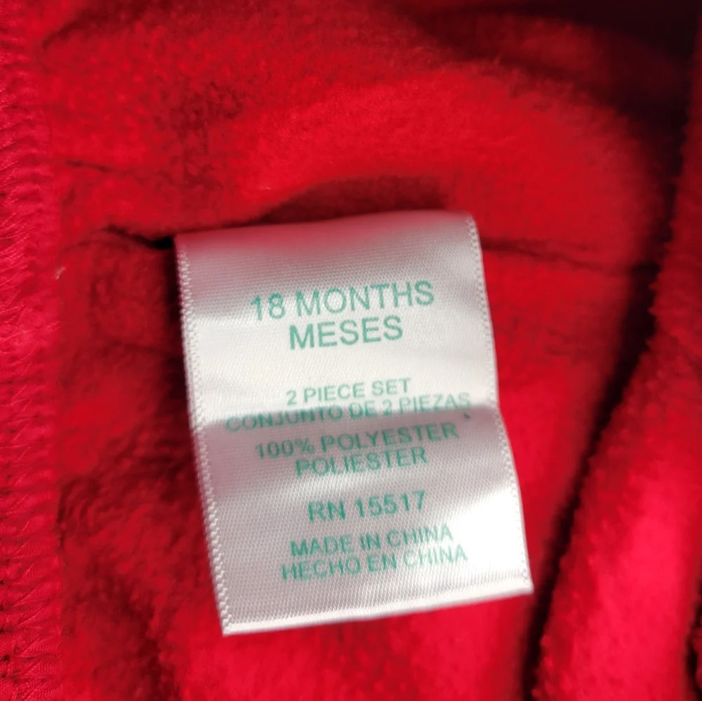 toddler red 18 months snowpants